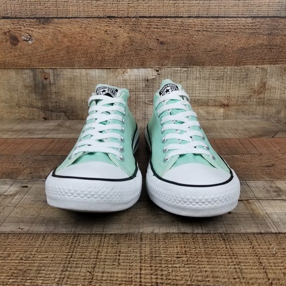 Converse All Star Lo Beach Glass Mint Green Shoes - Picture 2 of 8